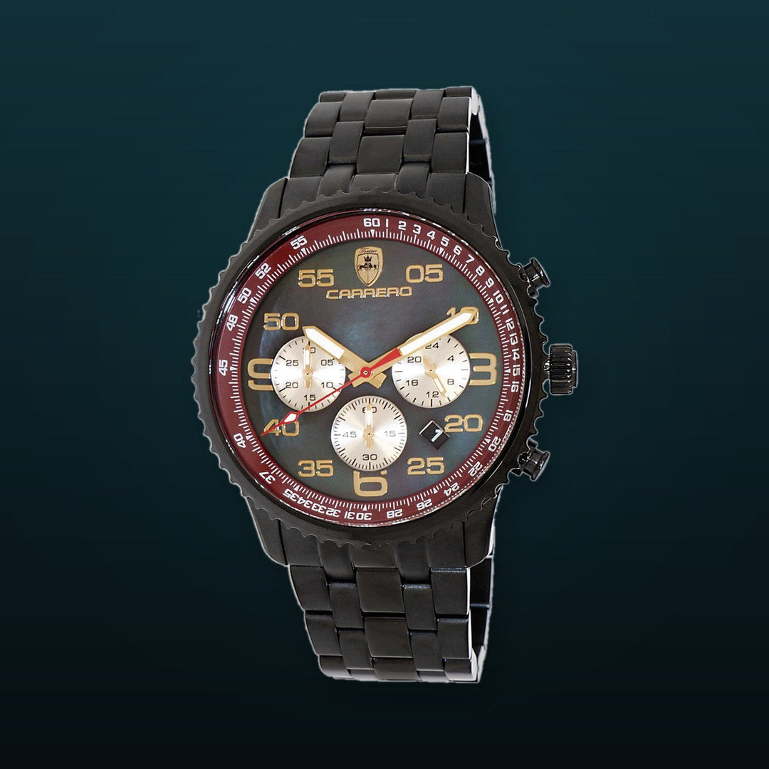 Aureum-MB IP BLACK/BLACK - GOLD Black Dial