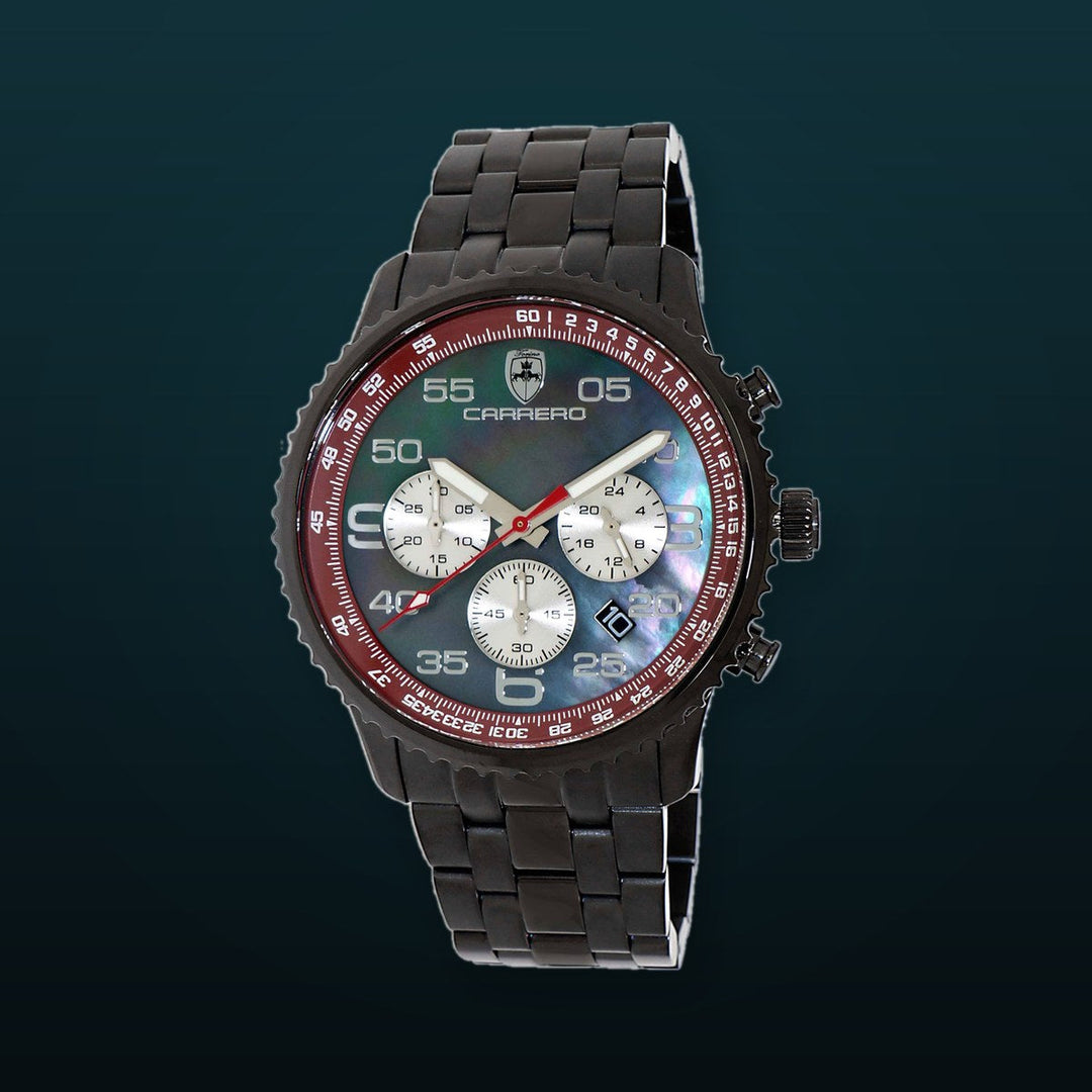 Aureum-MB BLACK-BROWN / BLACK DIAL Black Dial