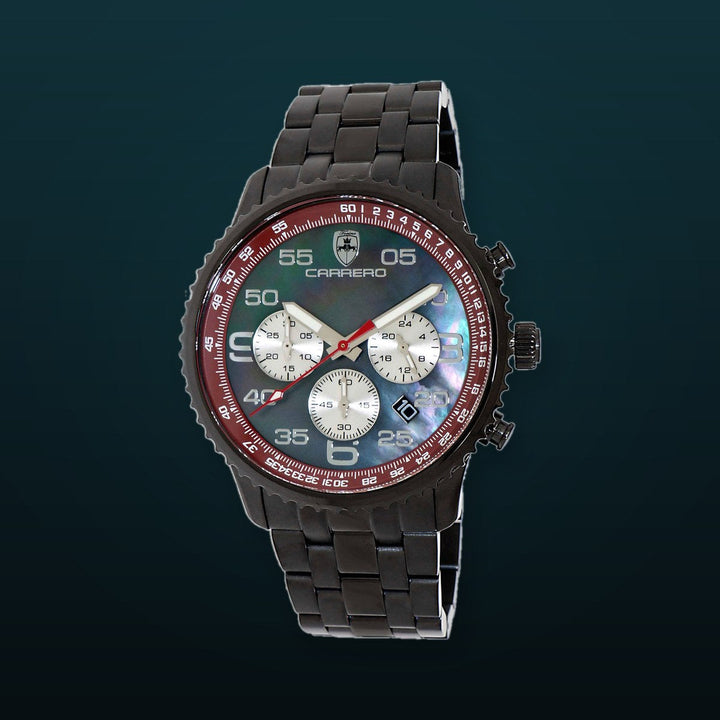 Aureum-MB BLACK-BROWN / BLACK DIAL Black Dial