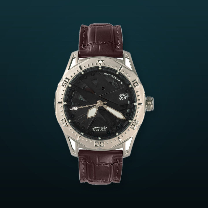 Mishipeshu O. Brown Dial / Croco Strap Brown Dial