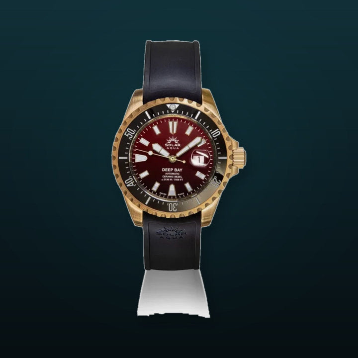 Deep Bay Burgundy-Black Burgundy Dial