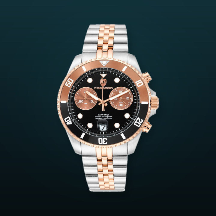 DeepMar Collection BLACK / BROWN Black Dial