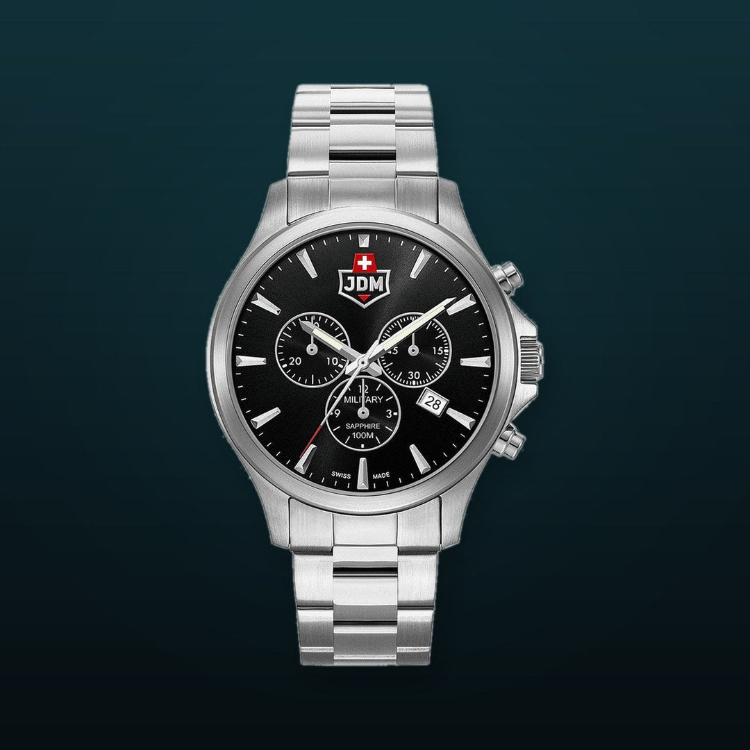 Alpha Chrono Black Dial / Steel Black Dial