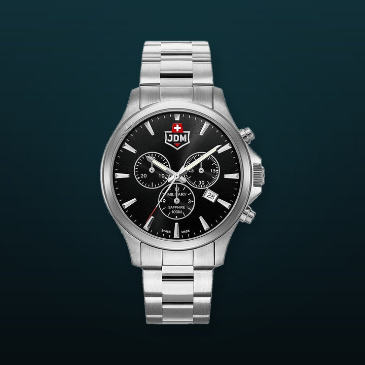 Alpha Chrono Black Dial / Steel Black Dial
