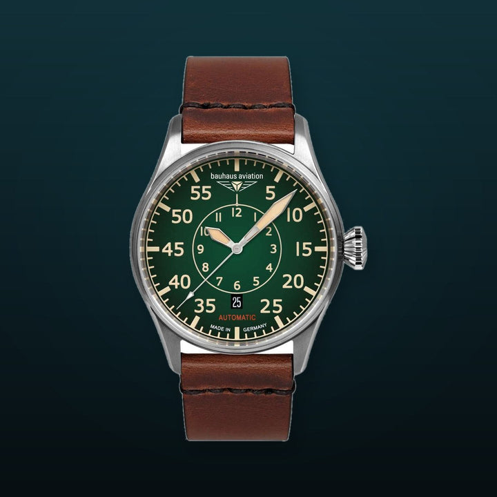 Aviation Flight Control Green | Green Dial