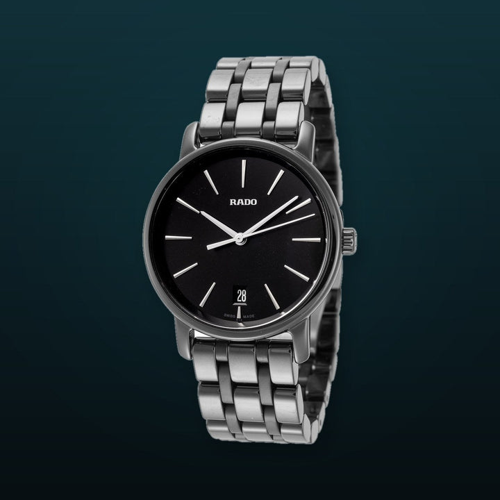 DiaMaster Black Dial Black Ceramic Bracelet 33mm Black Dial