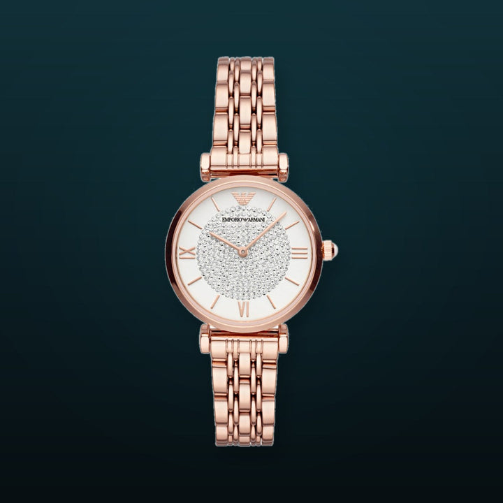 Classic Mother-Of-Pearl Dial / Rose Gold-Tone Stainless Steel Bracelet Mother-of-Pearl Dial