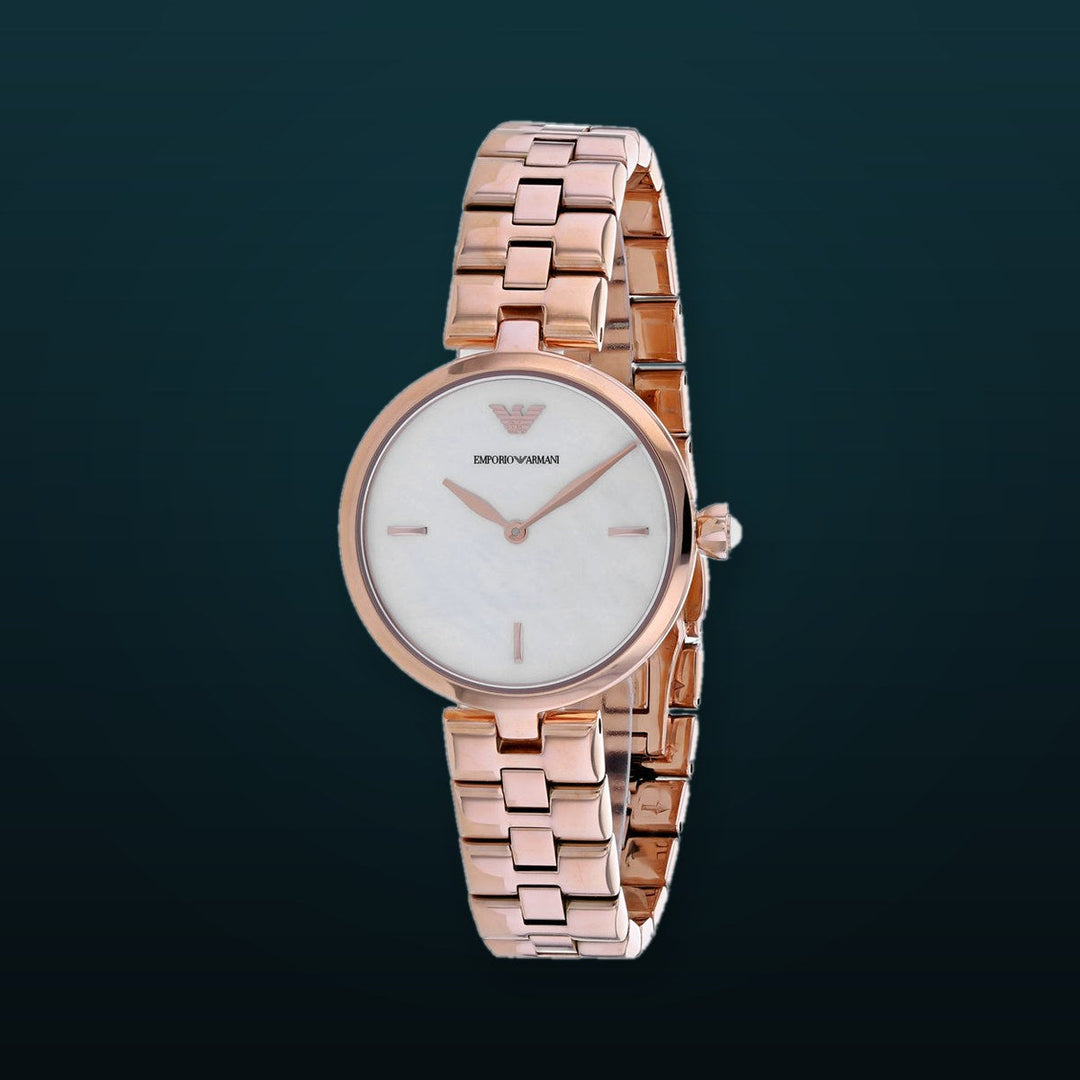 Arianna Mother-Of-Pearl Dial / Rose Gold-Tone Stainless Steel Bracelet Mother-of-Pearl Dial