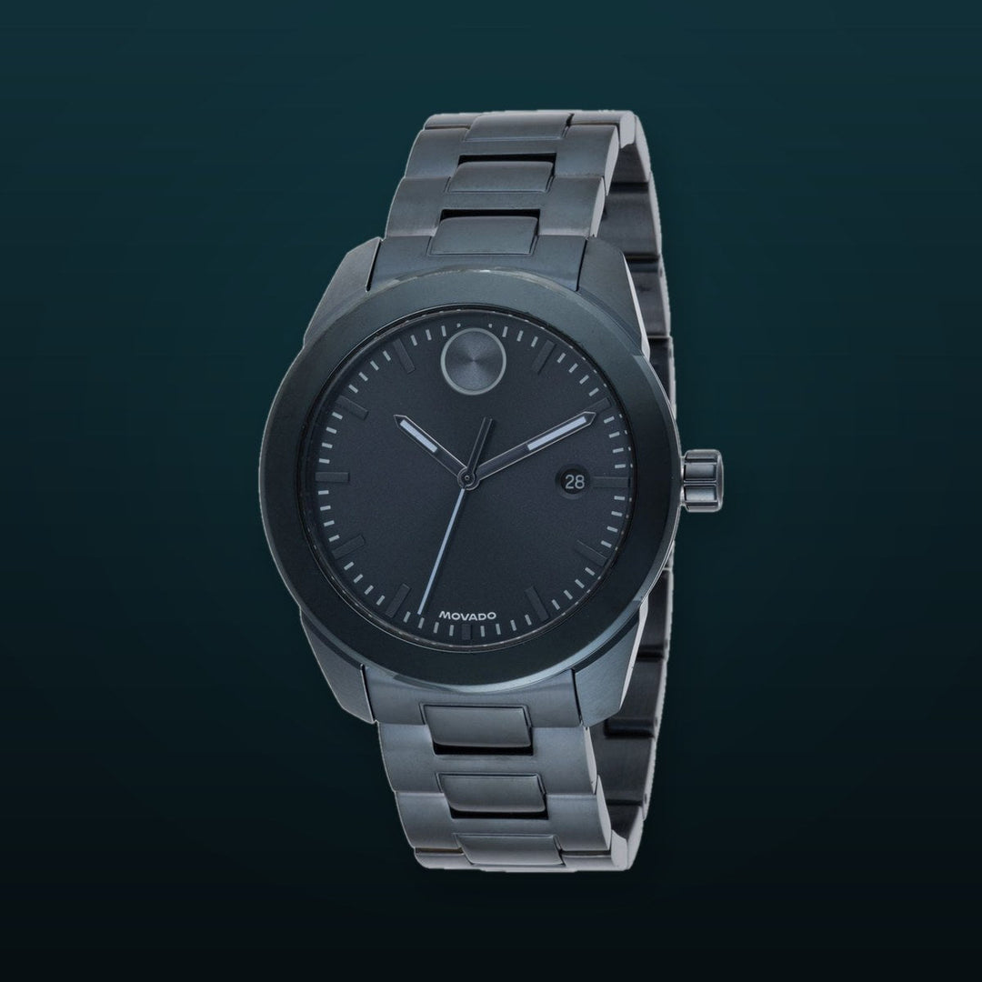 Bold Dark Blue Dial / Blue Ion-Plated Stainless Steel Bracelet Blue Dial