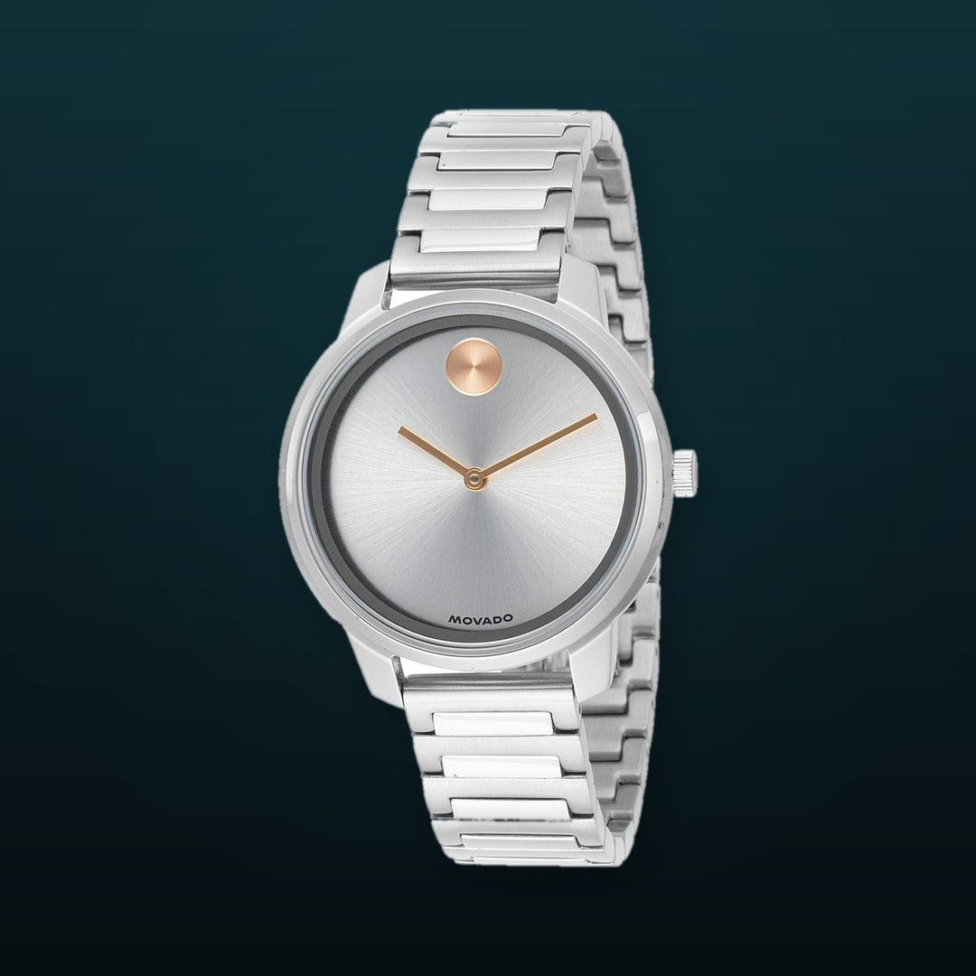 Bold Silver Dial / Stainless Steel Bracelet Silver Dial