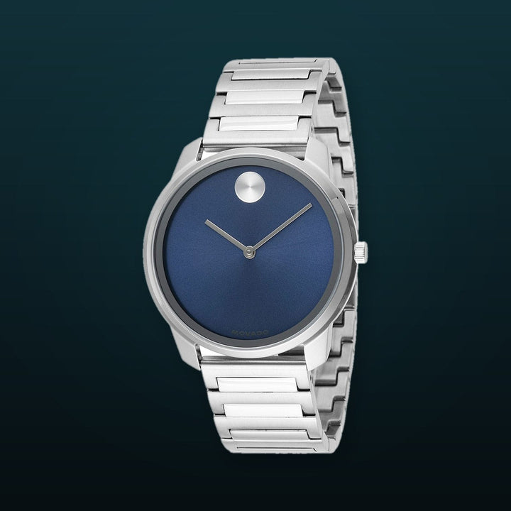 Bold Blue Sunray Dial / Stainless Steel Bracelet Blue Dial