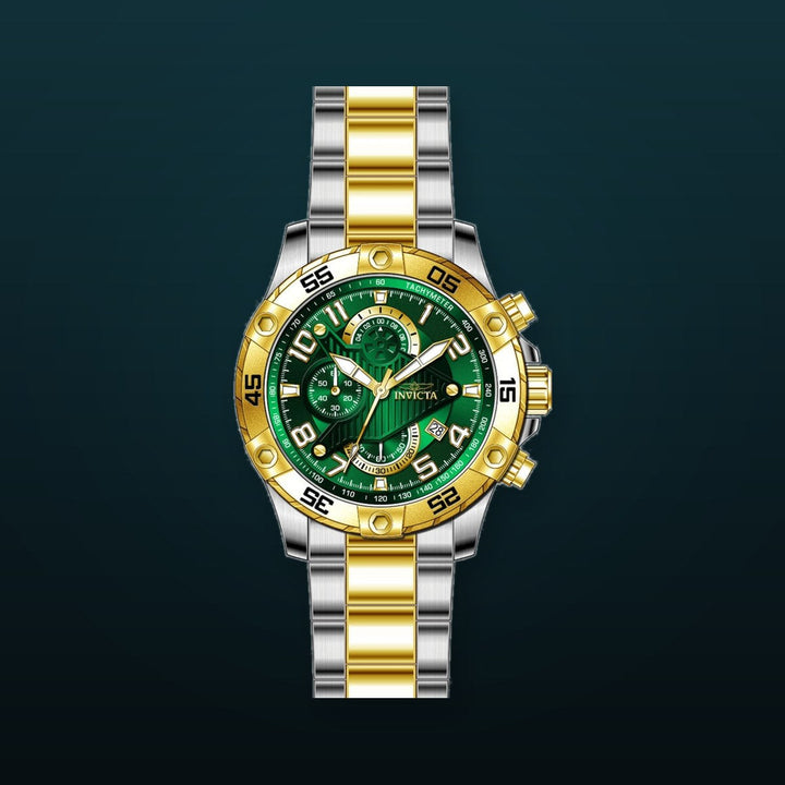 S1 Rally Chronograph Green Dial / Two-Tone Gold / Silver Stainless Steel Bracelet Green Dial