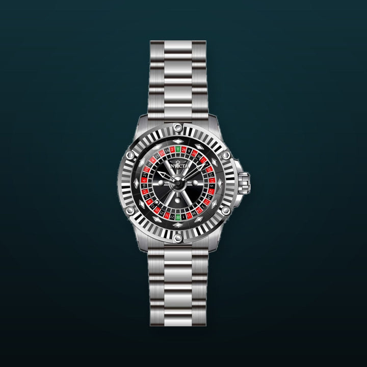 Specialty Black Dial / Silver Stainless Steel Bracelet Black Dial