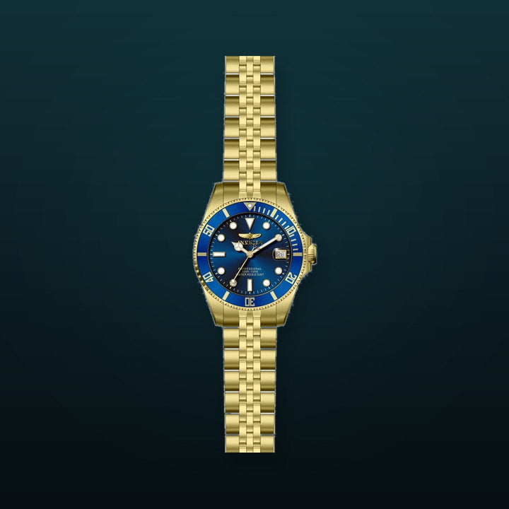 Pro Diver Blue Dial / Gold-Tone Stainless Steel Bracelet Blue Dial