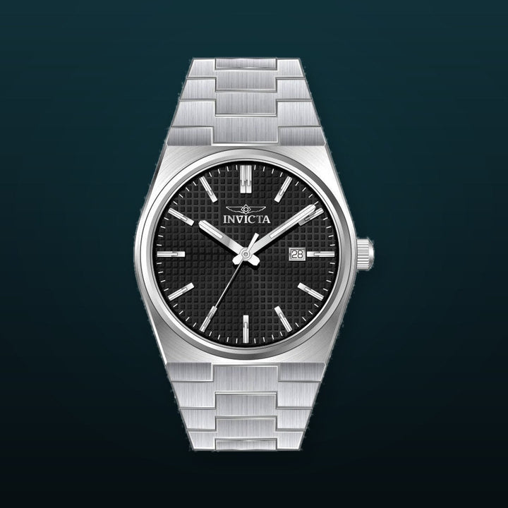 Speedway Chronograph Black Dial / Silver Stainless Steel Bracelet Black Dial