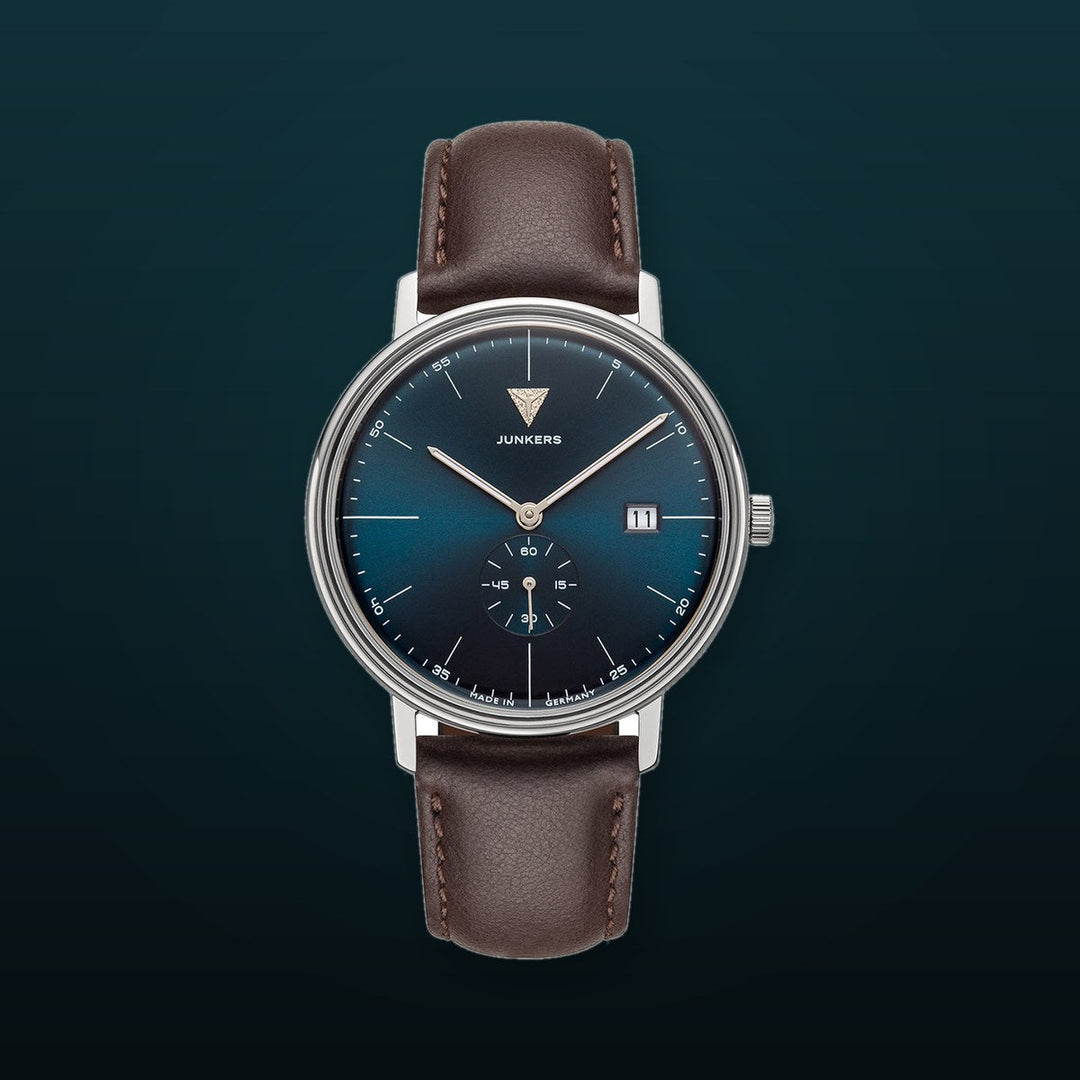Bauhaus Leather / Petrol | Petrol Dial