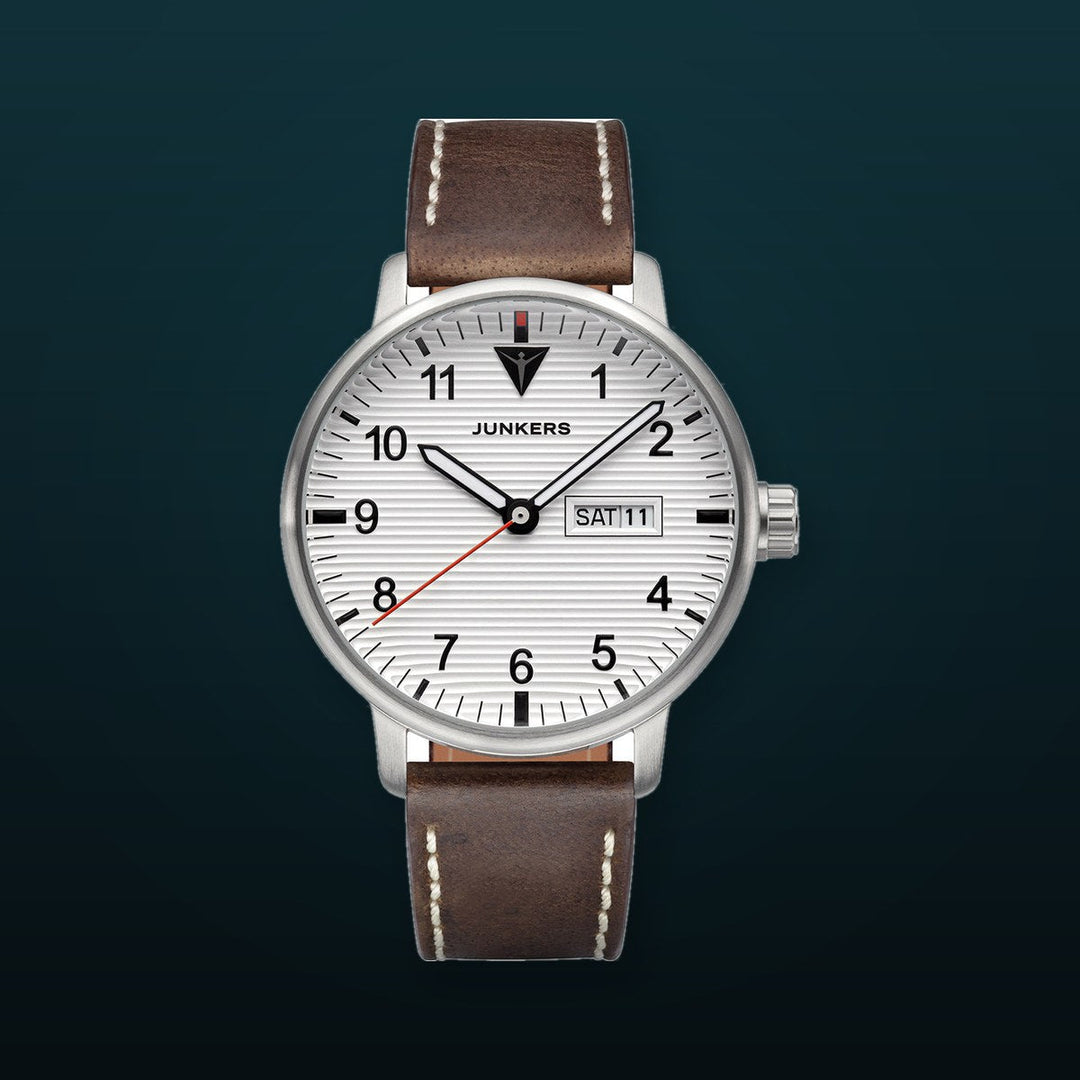 Eurasia Leather / Silver Silver Dial