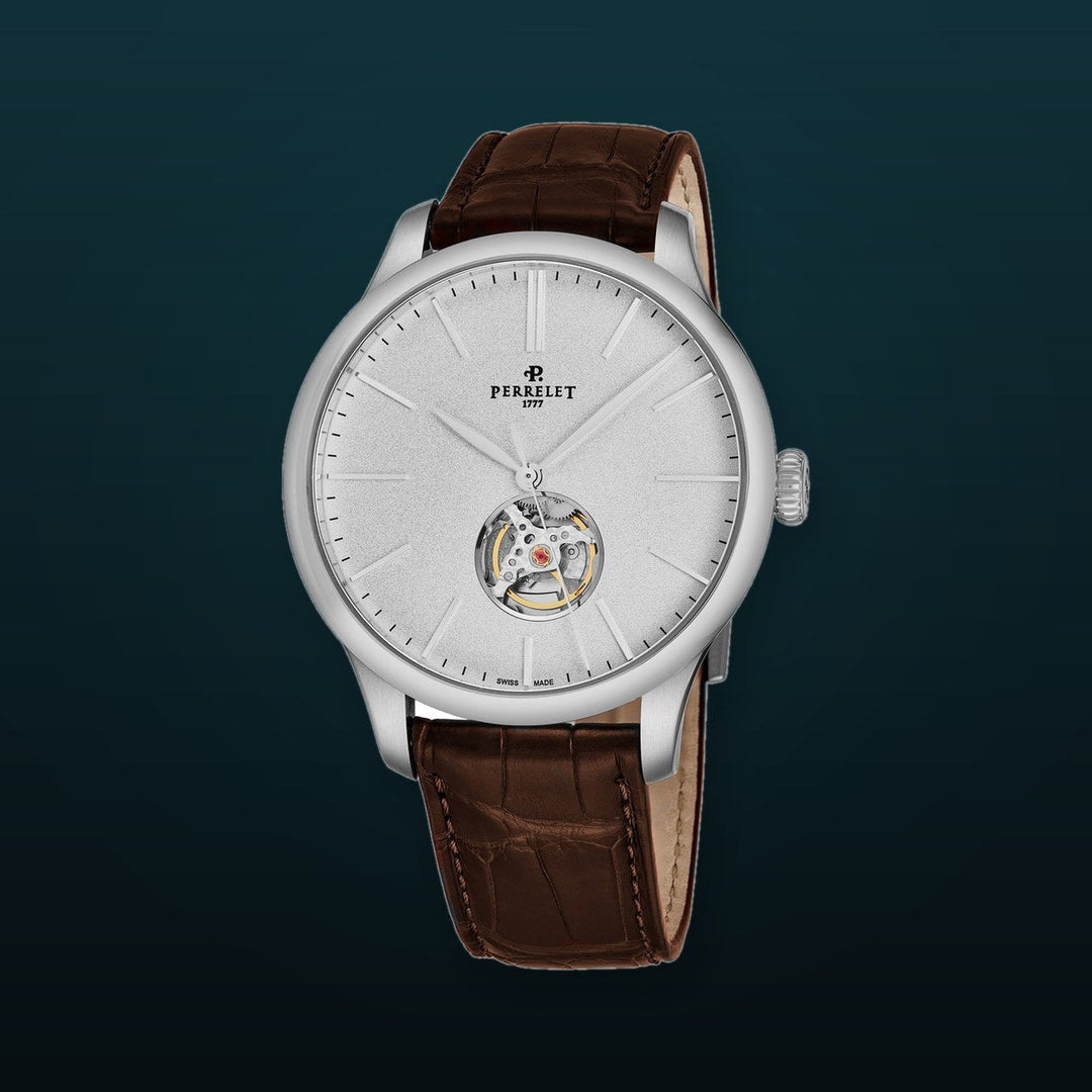 First Class A1087/4 - White Open Heart White Dial