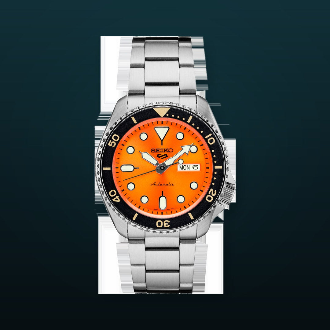 5 Sports SKX Series Orange Dial / Stainless Steel Bracelet Orange Dial
