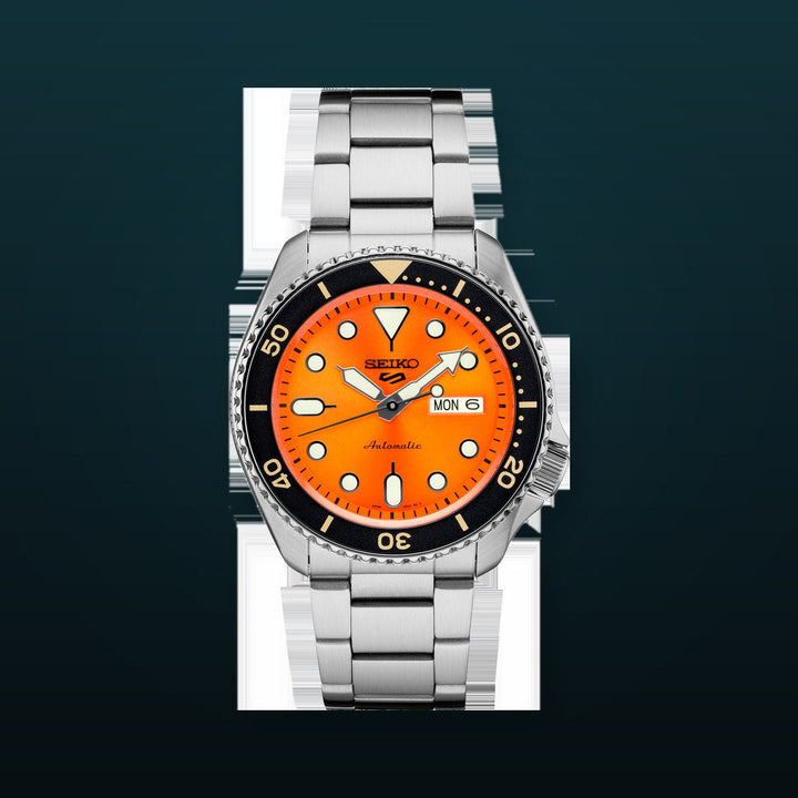 5 Sports SKX Series Orange Dial / Stainless Steel Bracelet Orange Dial