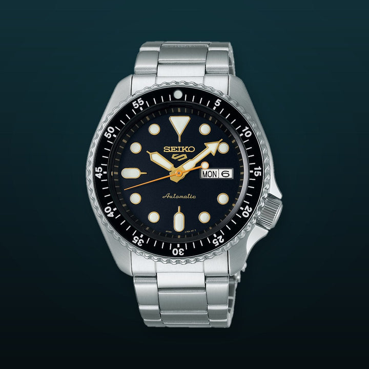 5 Sports SKX Series 55th Anniversary Limited Edition Black Dial / Stainless Steel Bracelet Black Dial