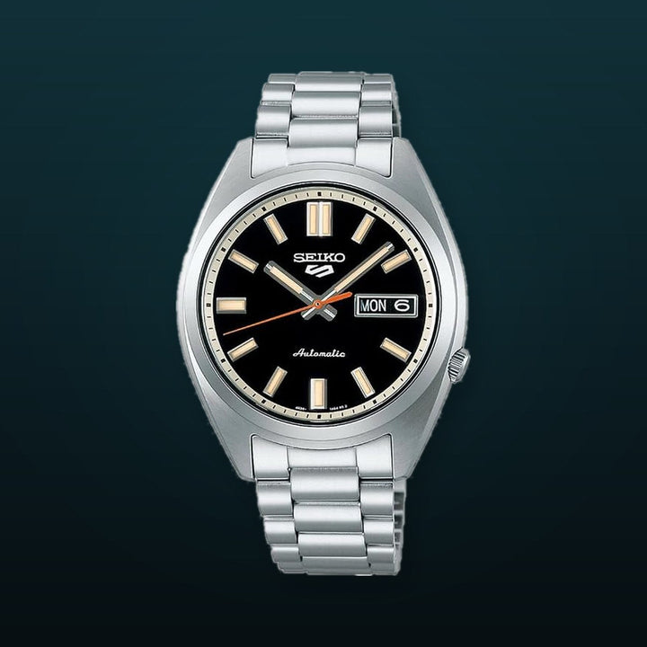 5 Sports SNXS Black Dial / Stainless Steel Bracelet Black Dial