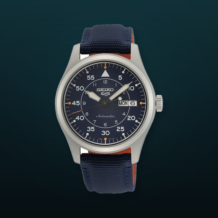 5 Sports Field Series Blue Dial Blue Nylon Strap 39.4mm Blue Dial