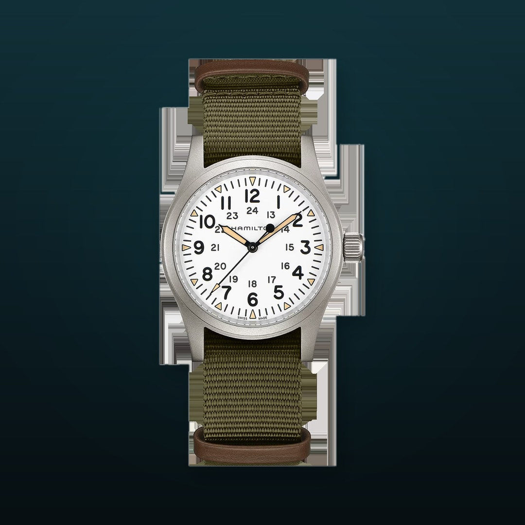 KHAKI FIELD White / Fabric White Dial