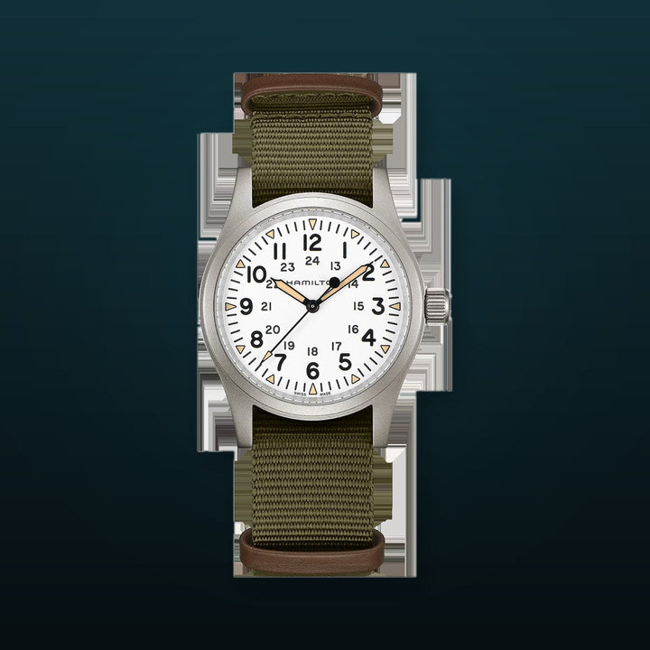 KHAKI FIELD White / Fabric White Dial