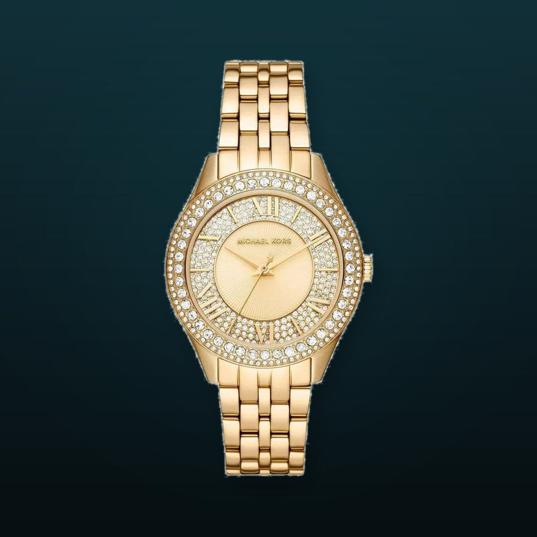Harlowe Gold Dial Gold Stainless Steel Bracelet 38mm Gold Dial