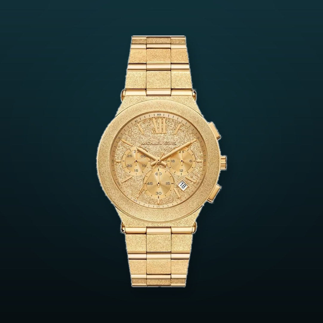 Billie Gold Dial Gold Stainless Steel Bracelet Chronograph 40mm Gold Dial