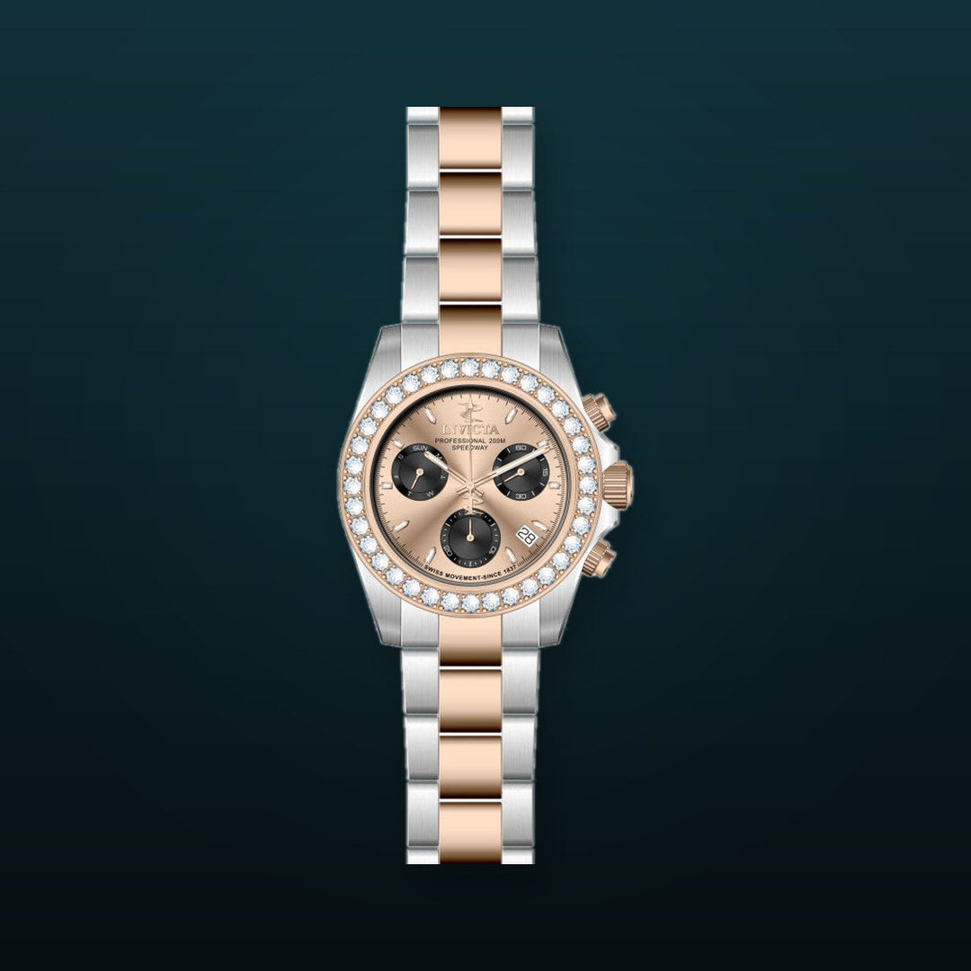 Elite Diamond Rose Gold dial / Rose Gold Stainless Steel Bracelet Rose Gold Dial