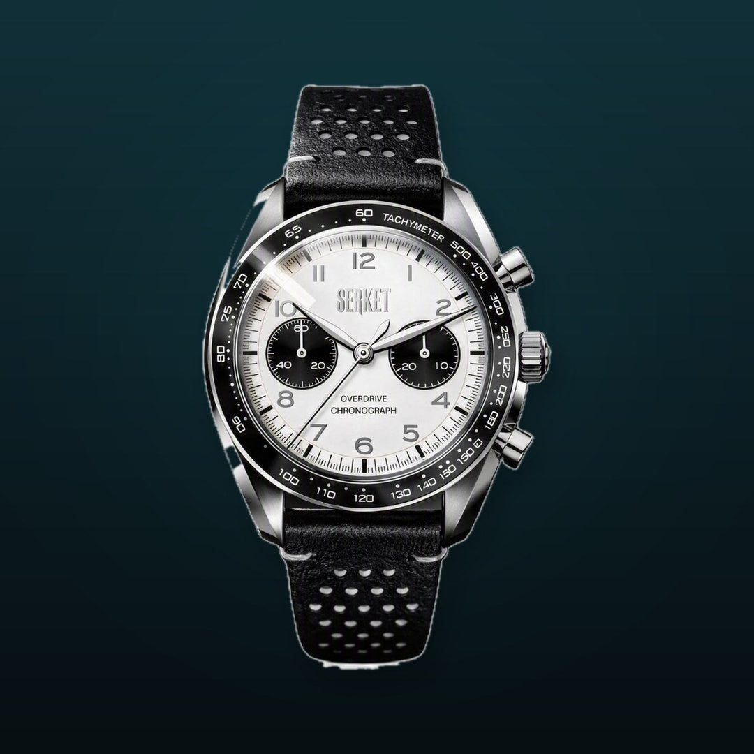 Overdrive Chronograph Glacial White-Black Dial