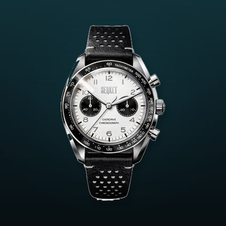 Overdrive Chronograph Glacial White-Black Dial