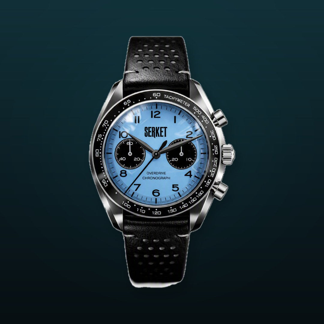 Overdrive Chronograph Lotus Blue Light Blue Dial