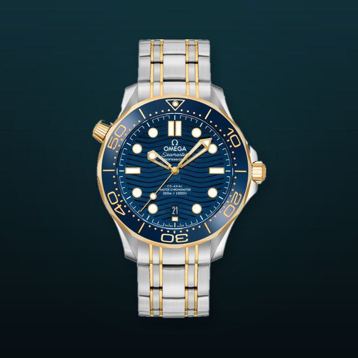 Omega Seamaster Diver 300M 42mm Two-Tone Blue Dial