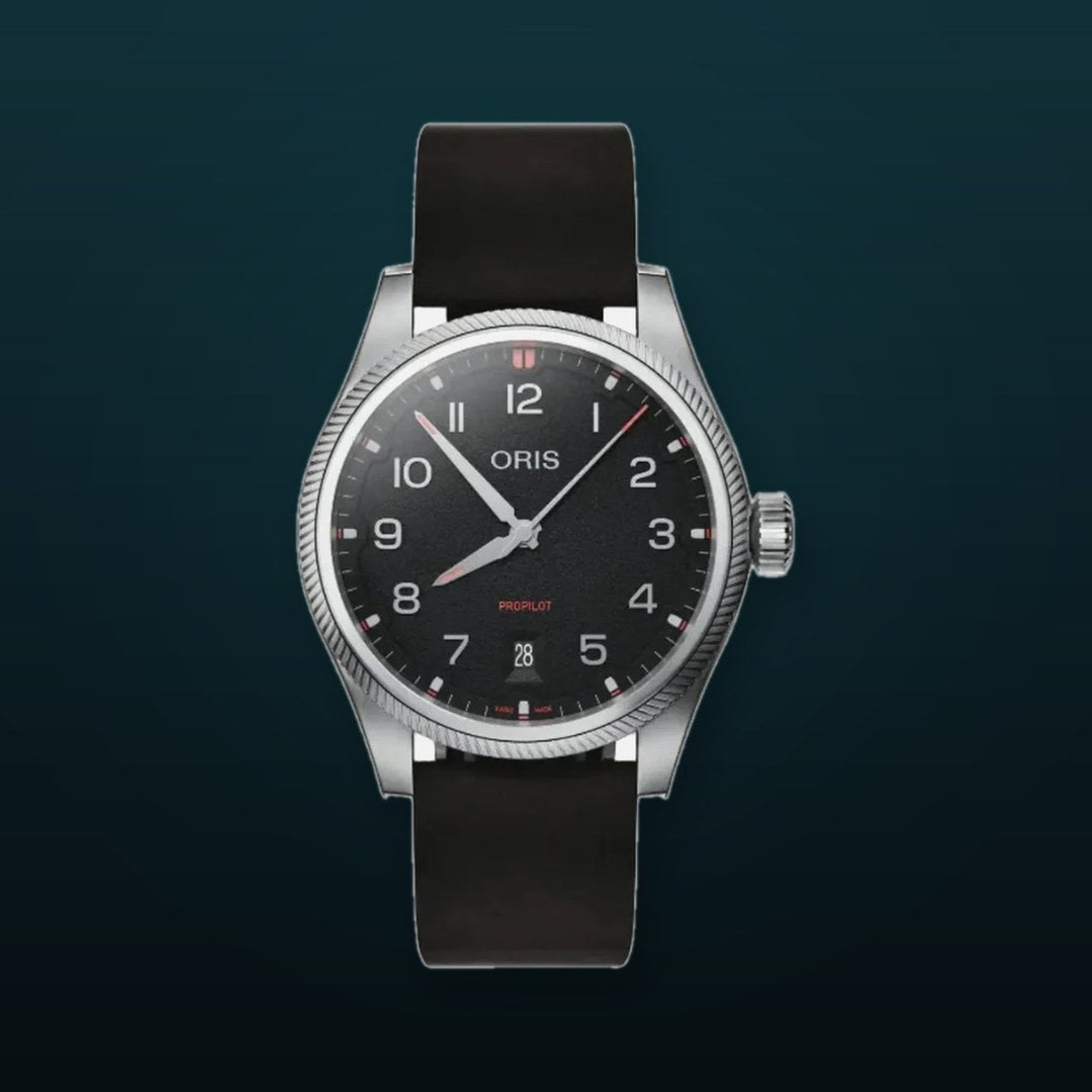 ProPilot Date Black/Black Leather Black Dial