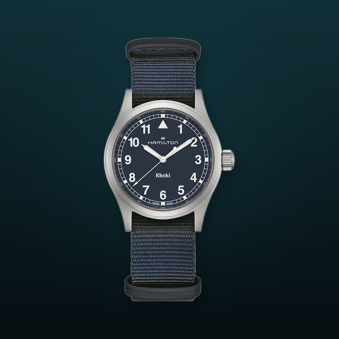 KHAKI FIELD Blue / 38mm Blue Dial