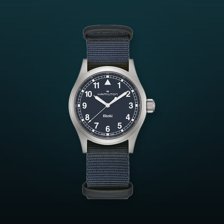 KHAKI FIELD Blue / 38mm Blue Dial