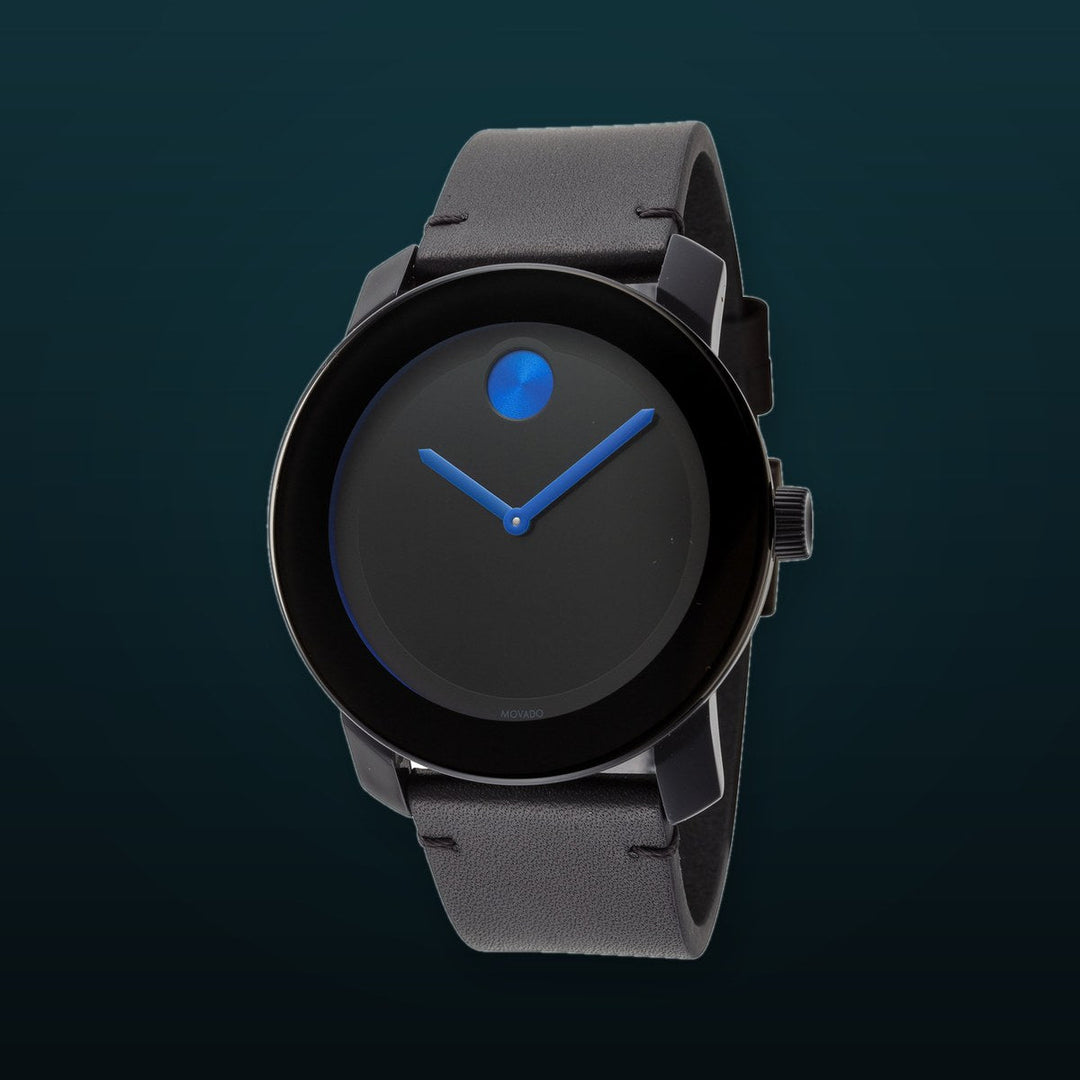 Bold 42mm / Black and Blue / Black | Black Dial