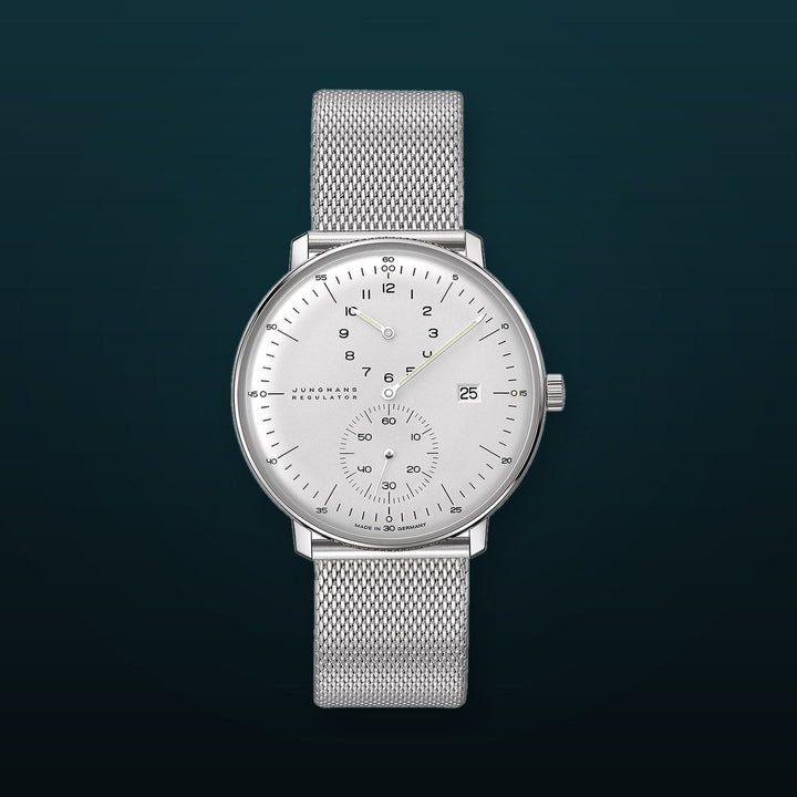 Max Bill Regulator Silver Dial / Milanese Bracelet Silver Dial