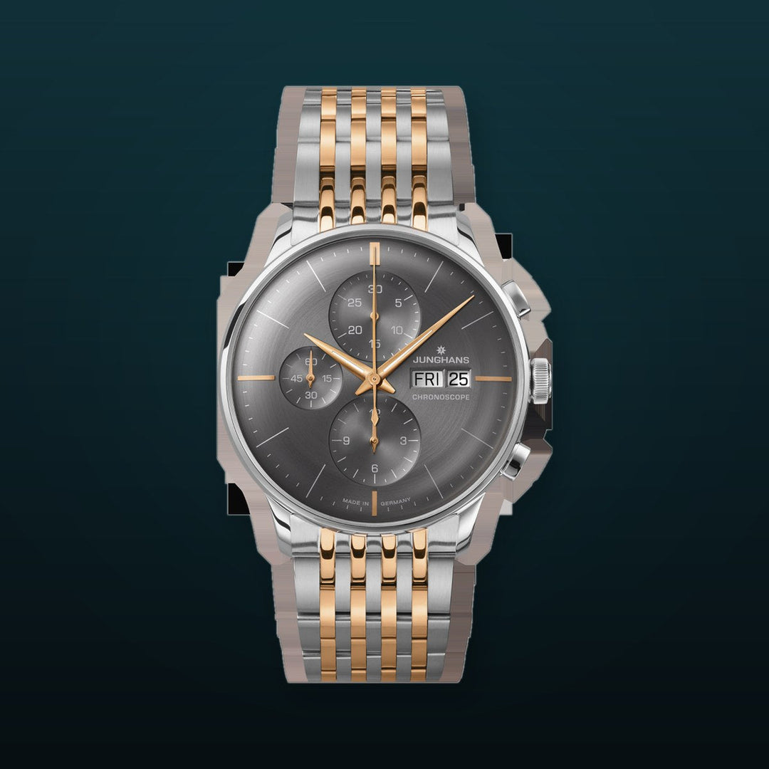 Meister Chronoscope Anthracite Dial / Two-Tone Stainless Steel Bracelet Gray Dial