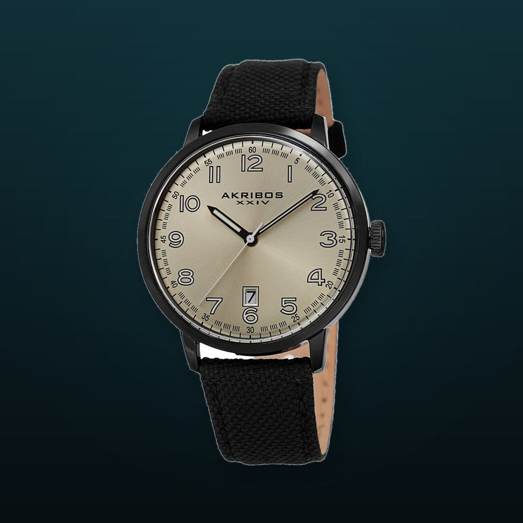 Quartz Silver Dial Men's Watch Black | Silver Dial
