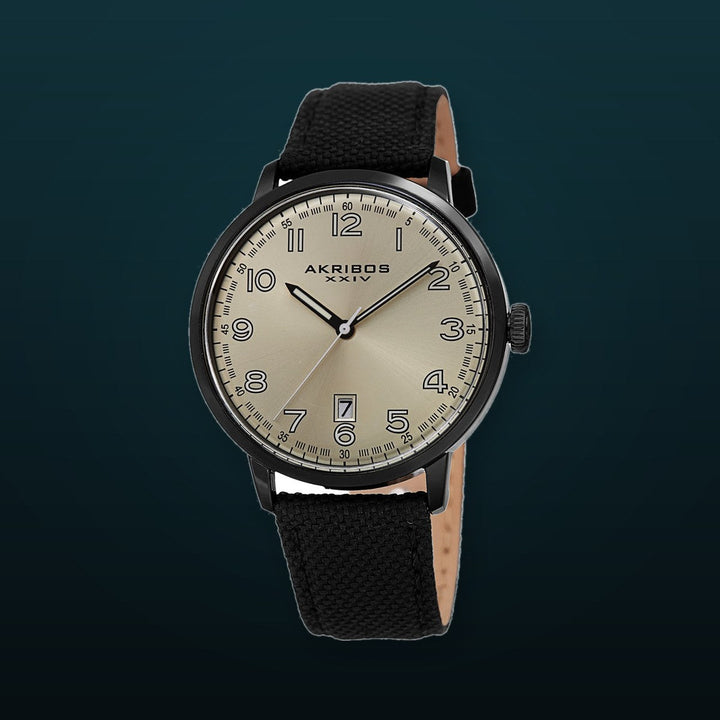 Quartz Silver Dial Men's Watch Black | Silver Dial