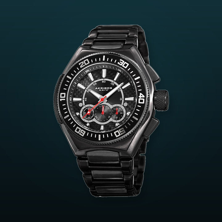 Classic black steel 48 mm Black