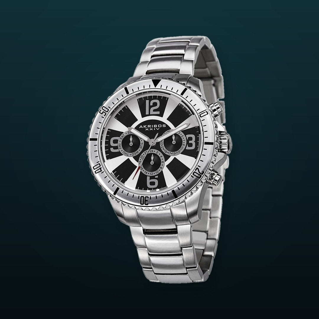 Multifunction Chronograph Silver Tone/Stainless Steel/Stainless Steel | Silver Dial