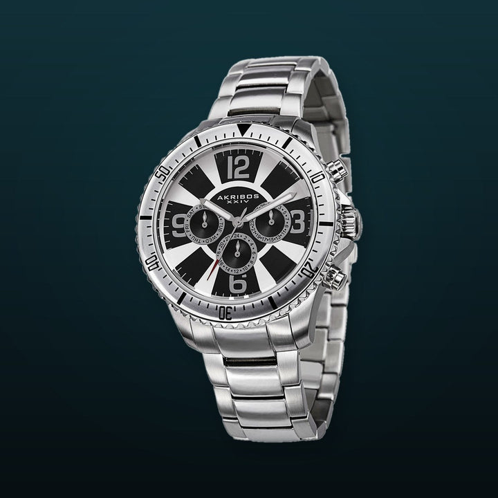 Multifunction Chronograph Silver Tone/Stainless Steel/Stainless Steel | Silver Dial