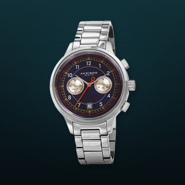 AK1071SSBU-Casual Silver/Stainless Steel | Blue Dial