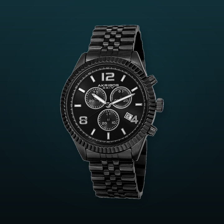 AK799BK-Casual Black/Alloy | Black Dial