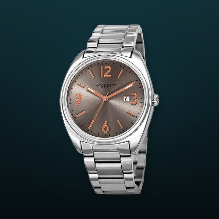 Dress-AK957SS Silver/Stainless Steel | Gray Dial